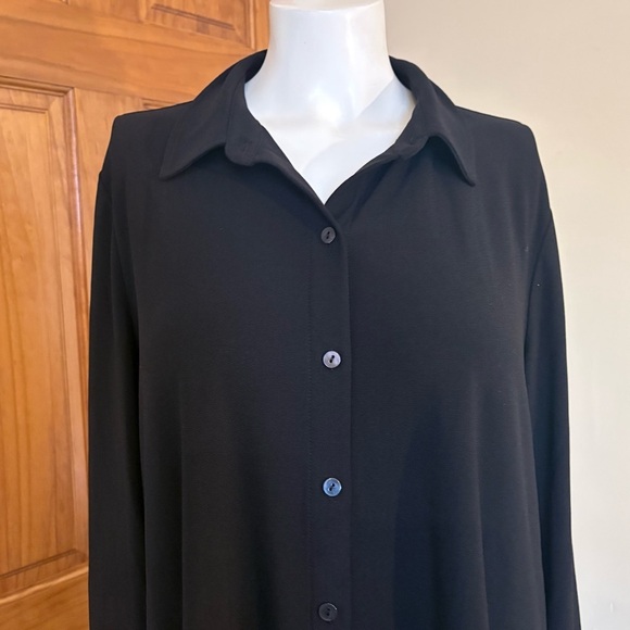 Dennis by Dennis Basso Overside Stretch Shirt - Picture 3 of 7